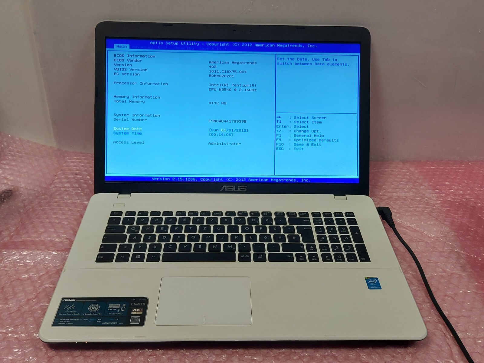 Asus r752m аккумулятор
