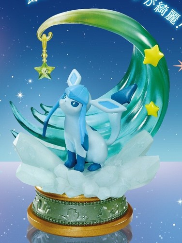 RE-MENT Pokemon Starrium Series Dreamy Moonlit Night Mini Figure Toy #3 Glaceon - Picture 3 of 11