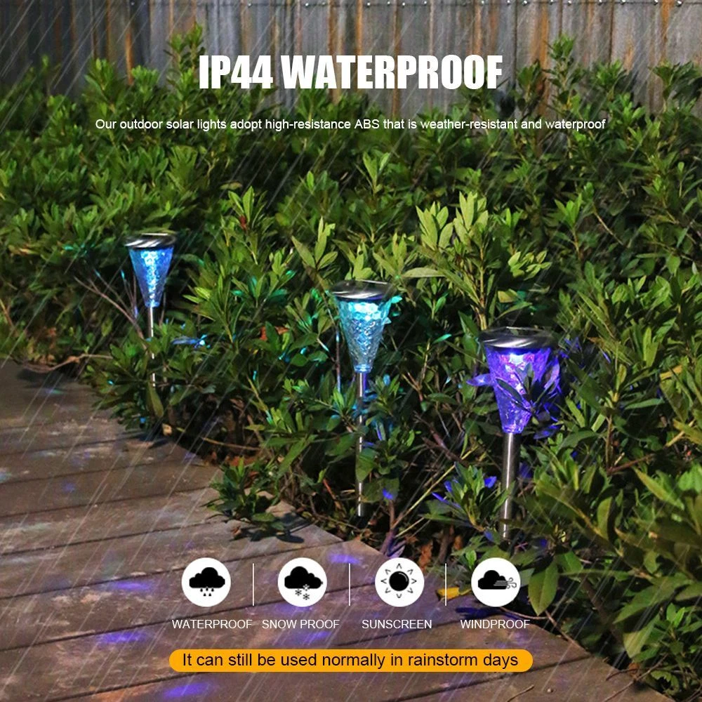 Multicolor solar pathway lights deals