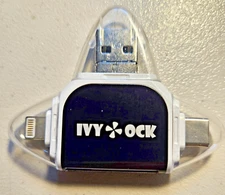 IVY OCK 4 in 1 SD & Micro SD card reader Lightning, USB-type C USB-A, Micro (G2)