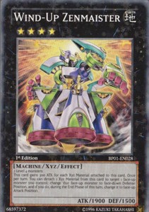 Wind-Up Zenmaister - BP01-EN028 - Starfoil Rare - Unlimited Edition x3 - Near Mi
