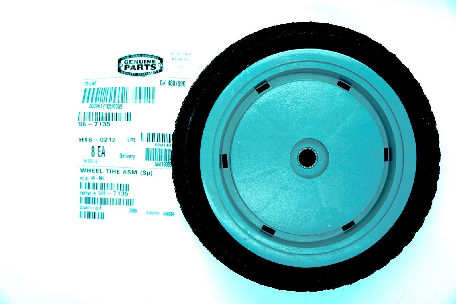 Rueda Trasera Original Toro 98-7135 Para Super Recicladora - Repuesto OEM Genuino