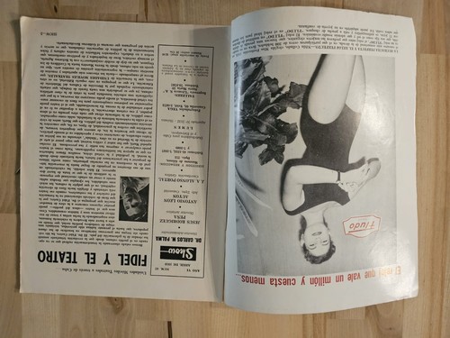 Rare SHOW MAGAZINE Revista Espectaculos Vedette SARAH CORONA COVER 1959 - Imagen 4 de 4