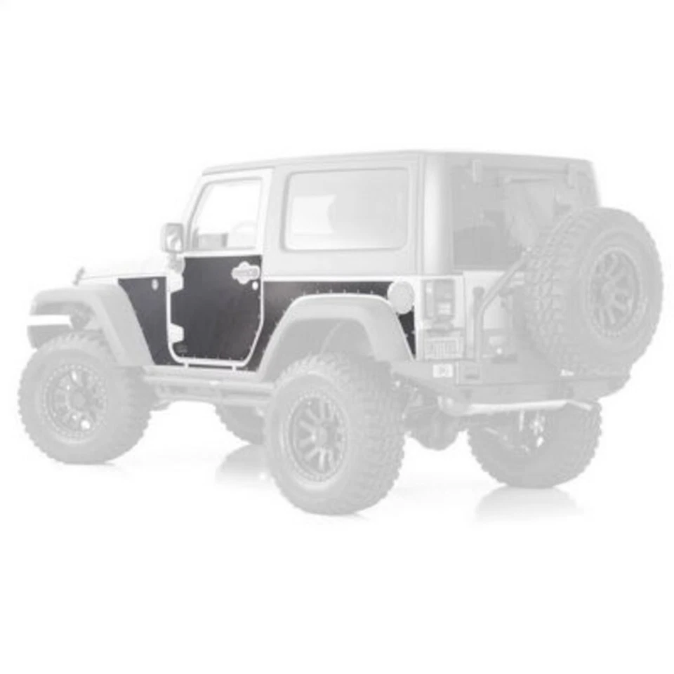 Skins magnéticos para senderos Smittybilt Mag Armor, aluminio para Jeep Wrangler 07-18 Foto 2 de 4