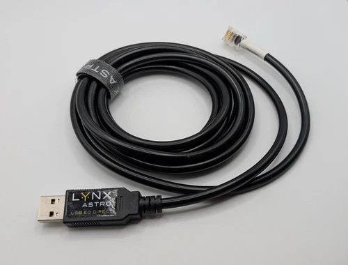 LYNX ASTRO RJ12 FTDI EQDIR USB Cable for Skywatcher AZ GTi Mounts (2m)