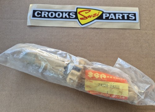 NOS 24120-14211 RM465 X 1981 Genuine Suzuki 14T Clutch Countershaft - Picture 12 of 12