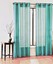 No. 918 Emily White Extra-Wide Sheer Voile Sliding Door Patio Curtain Panel, Beige