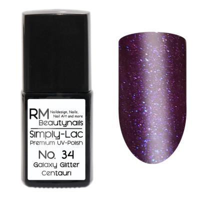 10ml Uv-Gel Nagellack Polish Glitter Lila Violett Nails Nageldesign Nailart