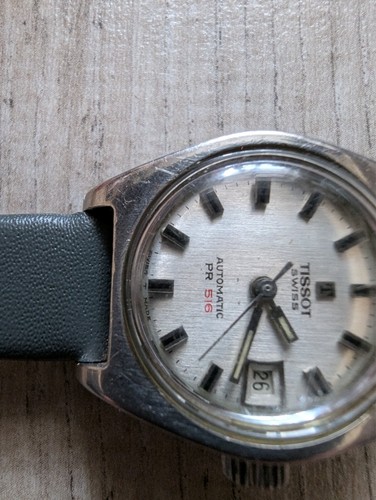 Vintage Women's small Watch Tissot Swiss PR 516 Automatic Switzerland 70s - Picture 9 of 14