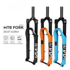Bicicleta de montaña 26/27,5/29 pulgadas suspensión delantera horquilla neumática eje pasante 100*15 mm