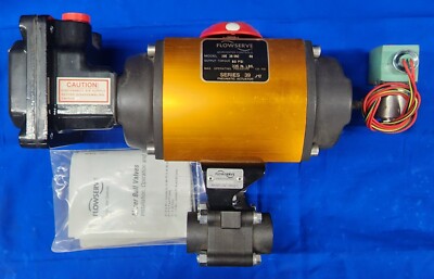 WORCESTER PNEUMATIC ACTUATOR M/N: 20E 39 SNZ R6 WITH SOLENOID AND BALL VALVE