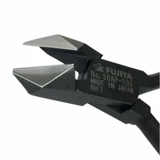 FUJIYA Angle Cutting Nippers 100mm No grip Made in Japan 50AP-100