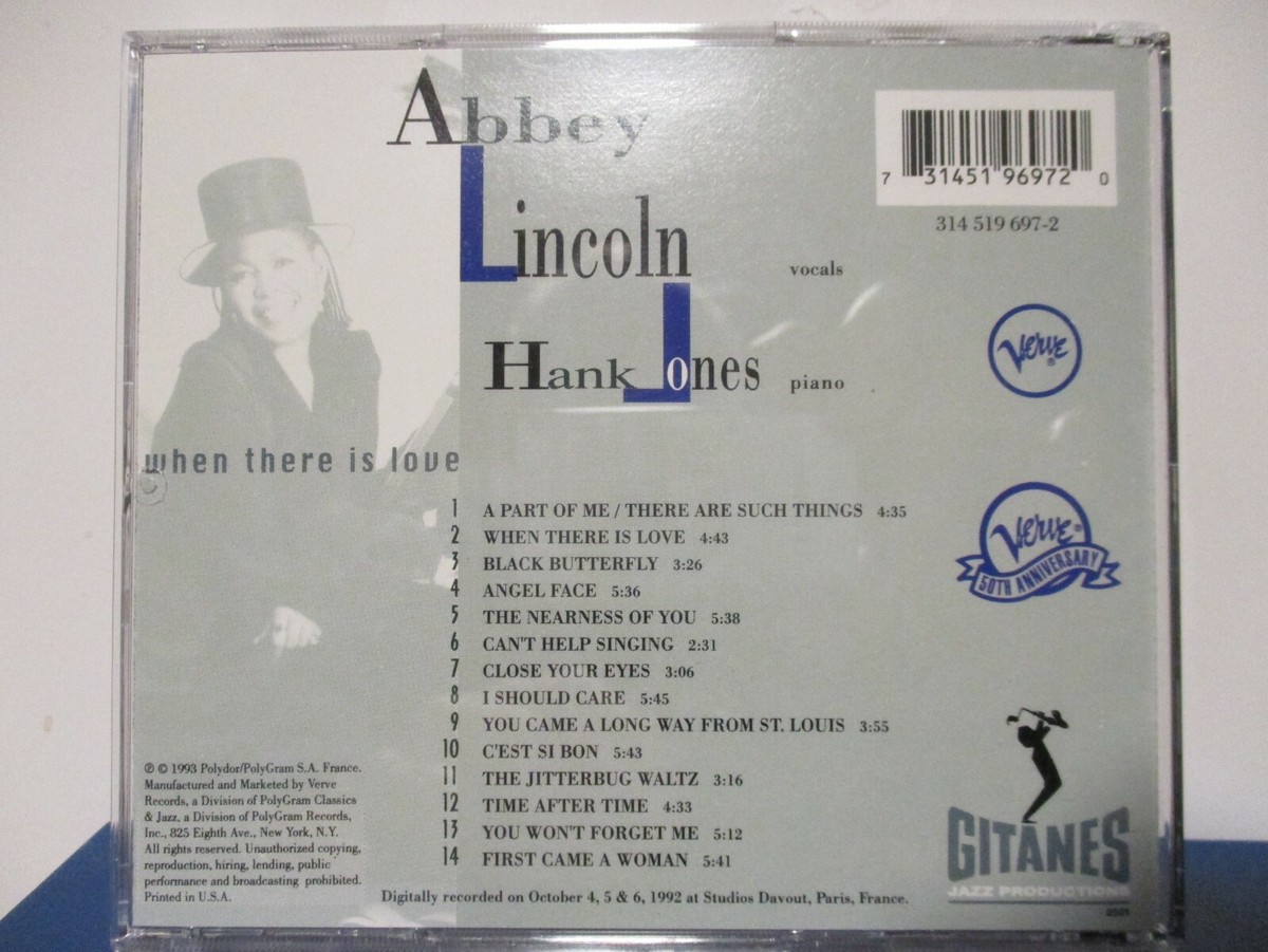 欧2LP Abbey Lincoln 、hank Jones When There Is Love 5880156 DECCA 未開封 /00520 Abbey Lincoln - Hank Jones – When There Is Love – CD (Album