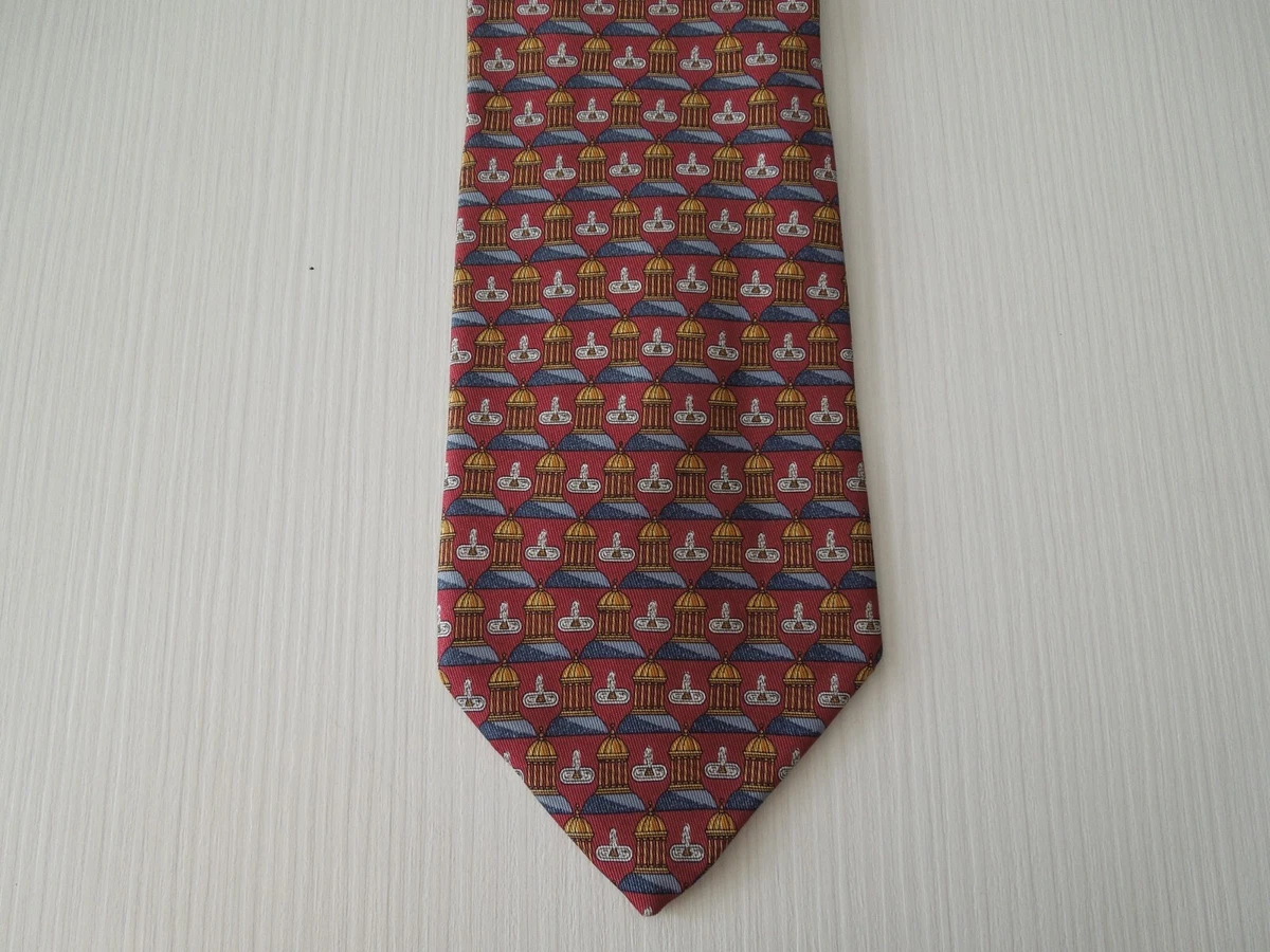 Cravate Trussardi 100% Soie - Vintage, Made In Italy, Neuve Sans étiquette