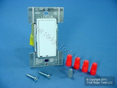 Leviton White Mural Dimmer Switch Multi-Way 1000W MSI10-1LW