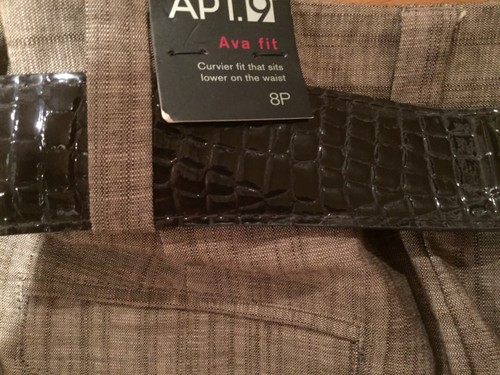 APT 9 Women's Petite Size 8 Ava Curvier Fit Pants NEW with TAGS! - Picture 12 of 12