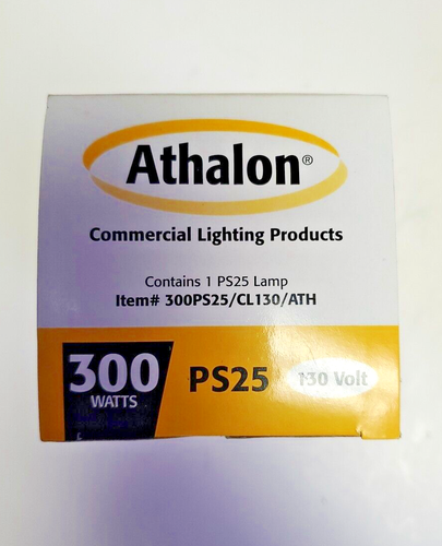 Athalon 300PS25/CL130/ATH Std Base 300 Watt Clear Light Lamp Bulb - Picture 5 of 6