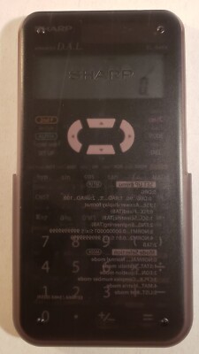 SHARP Advanced D.A.L. EL-546X Scientific Calculator Like New | eBay