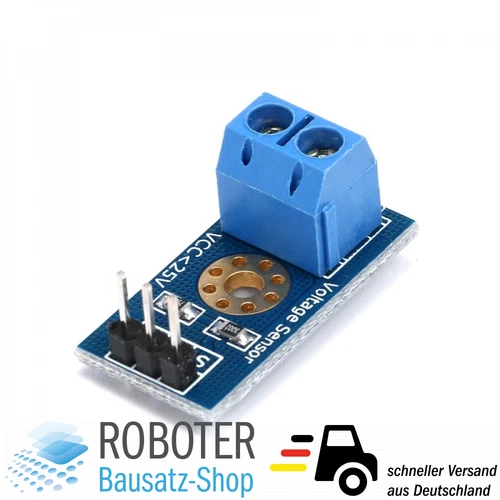 Spannung Sensor Modul DC0-25V Arduino Raspberry AVR