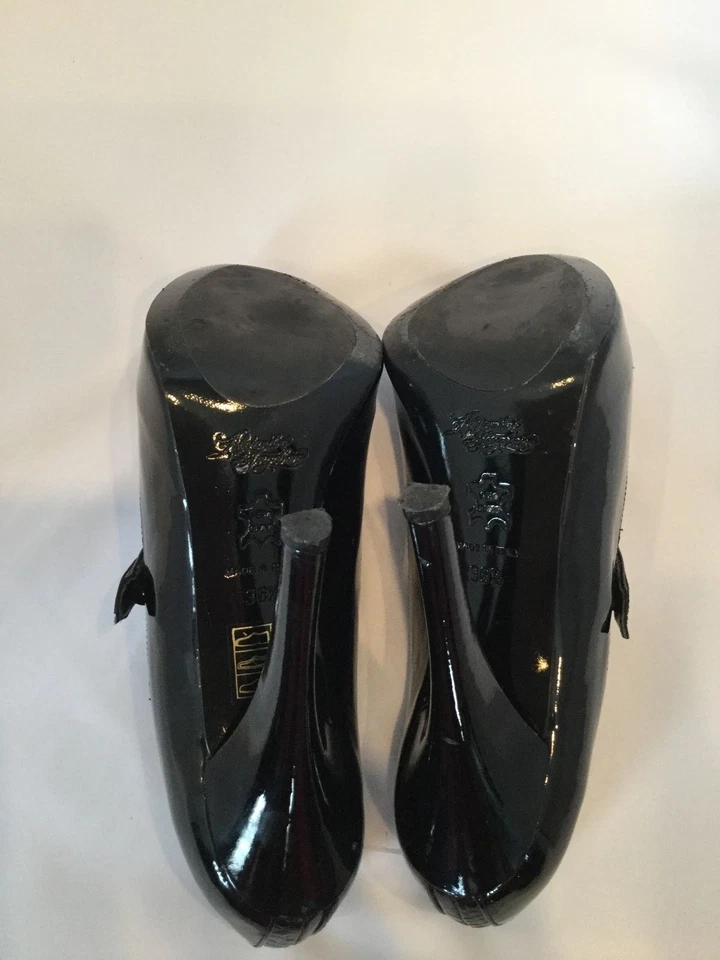 Alejandro Ingelmo - 女式黑色高跟鞋 - Mary Jane - 5.5 码 - 可爱 — 第 4/4 张图片