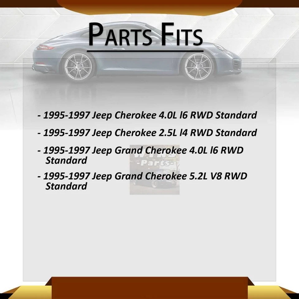 Se adapta a Jeep Cherokee GMB 1995 1996 1997 eje trasero todas las juntas junta universal Foto 2 de 4