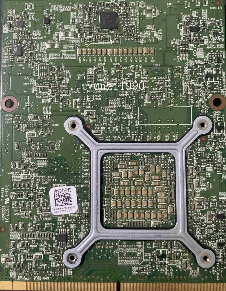 Dell Precision 7710 7720 AMD FirePRO W7170M M390X 4GB Video Graphics Card 5WHCD - Image 2 of 3