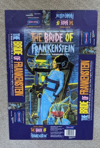 Polar Lights The Bride of Frankenstein Model Kit Box Proof Sample  90733050052 | eBay