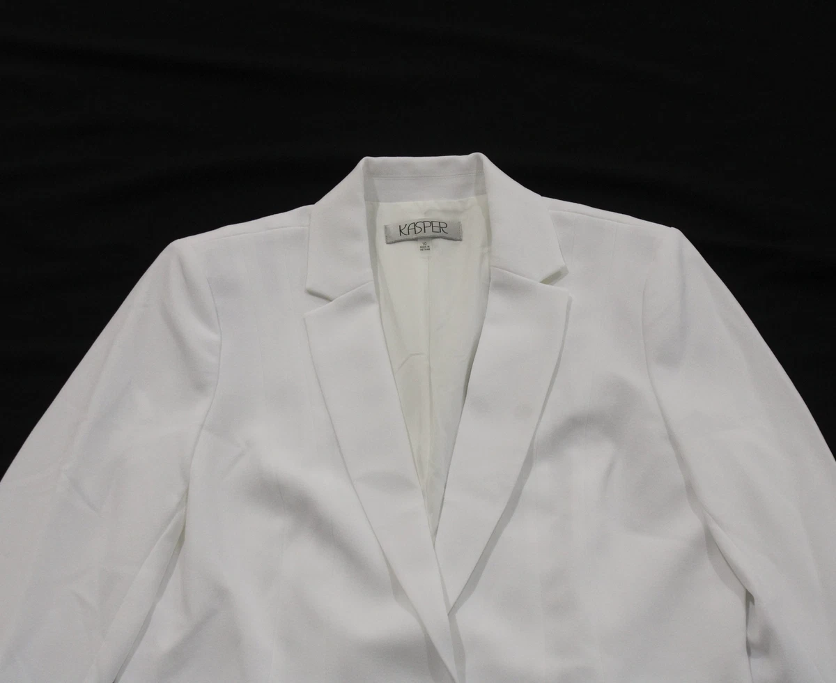 Kasper top white jacket