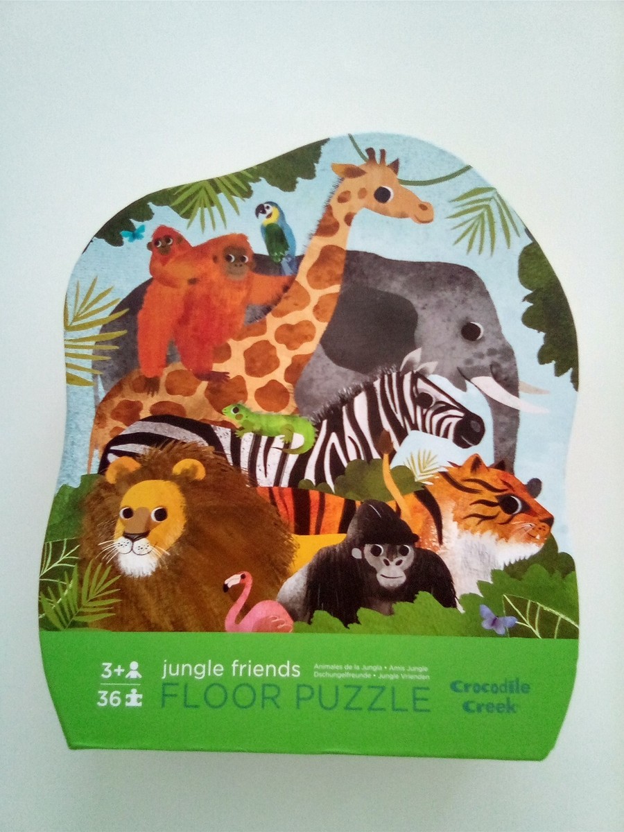Puzzle Crocodile Creek 36 pieces Jungle Friends Age 3+ NEW