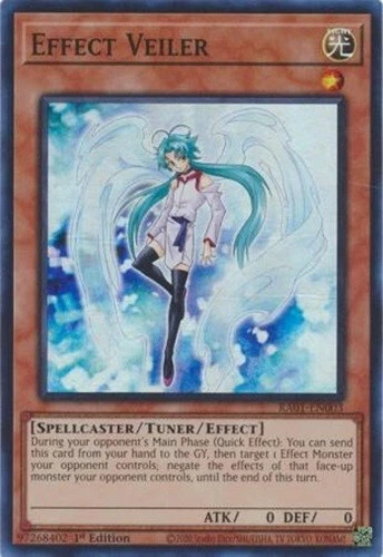 Effect Veiler Yu-Gi-Oh! TCG Ultra Rare Individual Collectible Card