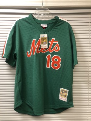 green mets jersey mitchell and ness