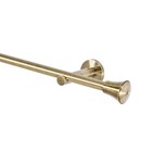 Moderne Gardinenstange 16mm für Wandmontage, Ein- und Zweiläufig bis 600cm