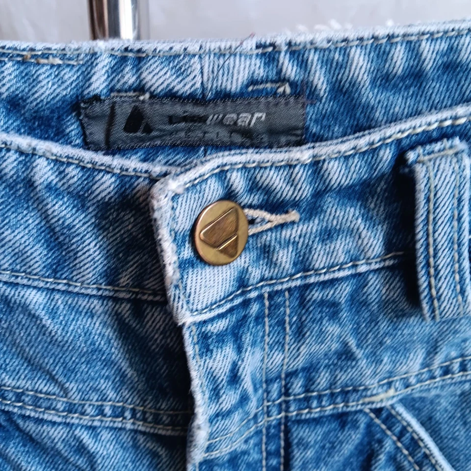 Jeans para mujer 10P 28x28 vintage años 90 Lizwear cintura alta cónico denim a pelo Foto 4 de 4