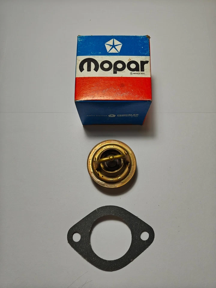 Chrysler Dodge 1960-1967 160 grados termostato con junta 6 cilindros 3514174 nuevo en stock Foto 3 de 4