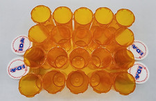 Pill Prescription Bottles Empty Plastic Amber Tamper Lids 2.5 x 1" LOT 20 NEW