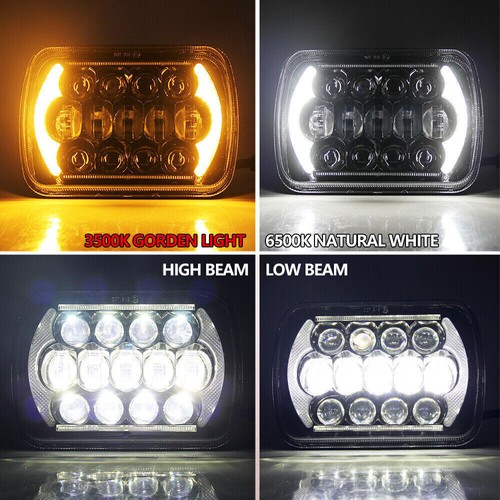 2PCS For Jeep Cherokee XJ 1984-2001 Wrangler YJ 1986-1995 5x7 7x6 Led Headlight Hilo 7b40f879 F1a0 4c60 B8b2 2527b6d8ff66.dfb570b0c3785bc50ce0ba36df78f23e
