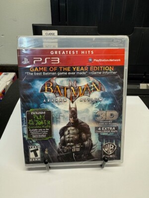 Batman: Arkham Asylum Game Of The Year Edition (PlayStation 3 PS3) BRAND NEW!!