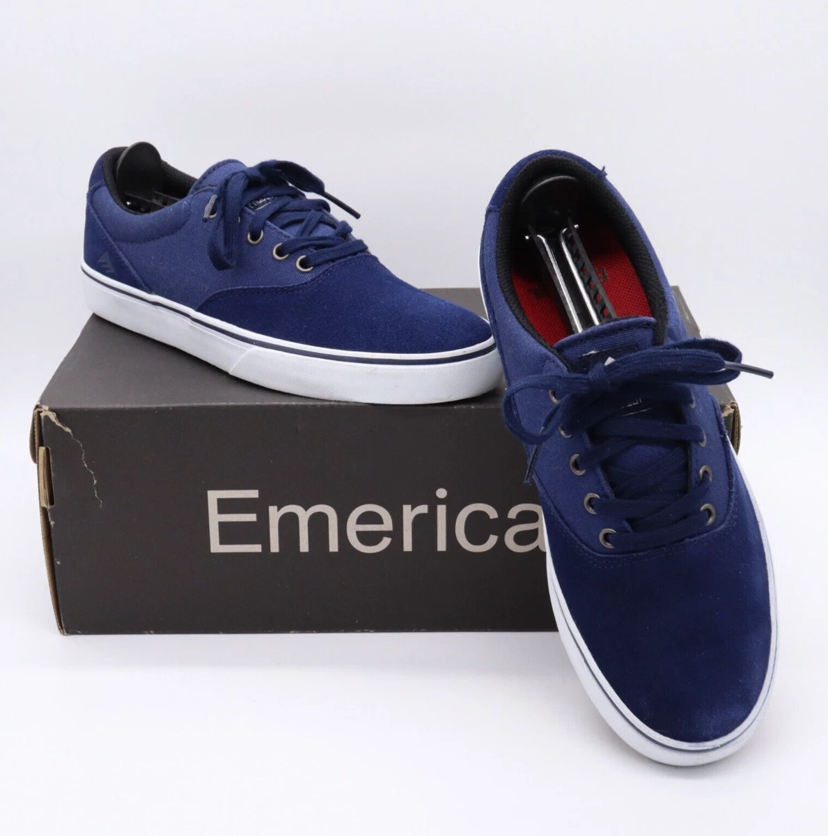 Emerica Provost Slim Vulc Skate Shoes Navy Sneakers w Box Size 6.5 US 38.5 EU
