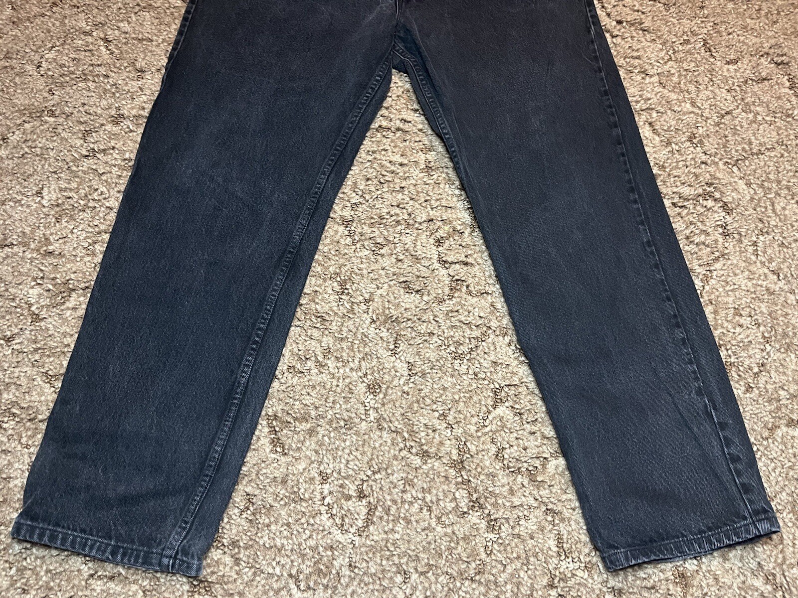 Graphite Jeans Mens 38x32 Black The Original Jeanswear Relaxed Fit