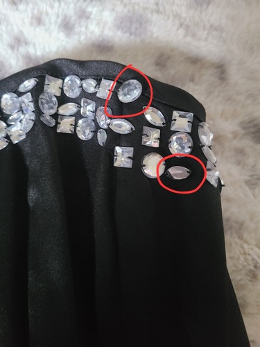 Charlotte Russe Black Rhinestone Bling Corset - Picture 7 of 7