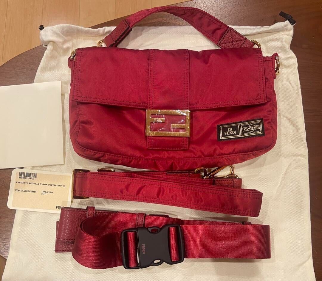 FENDI x Porter Collaboration Baguette 3Way Bag Nylon New | eBay FENDI x Porter Collaboration Baguette 3Way Bag Nylon New | eBay