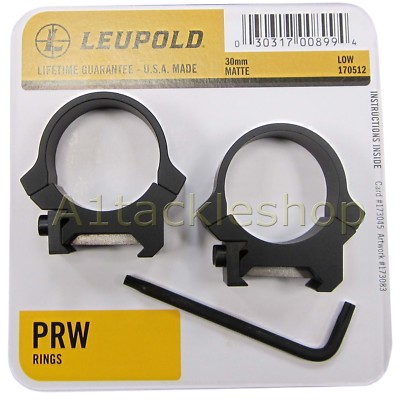 Leupold PRW Permanent Rifle Scope Mount Rings | eBay