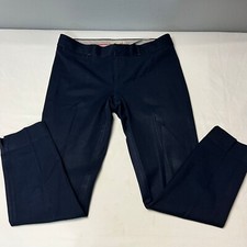 Banana Republic Sloan Fit Navy Blue Career Dress Ankle Pants 28" Inseam Size 6
