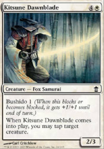 KITSUNE DAWNBLADE X4 4 4X Saviors of Kamigawa MTG Magic Cards DJMagic - Picture 1 of 1