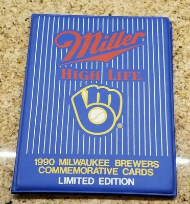 1990 Milwaukee Brewers Commemorative Cards Limited Edition Miller High Life | Ebay
