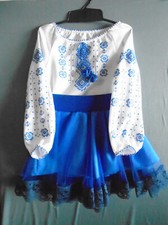 Ukrainian embroidered costume, for Girl of age 5-6 years, vyshyvanka