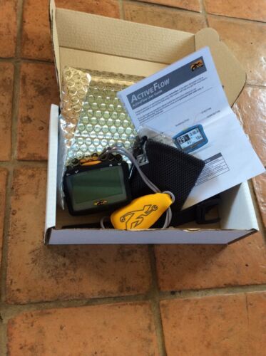 Rowing. Active Flow performance monitor little used with box and user guide.