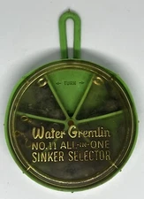 Vintage Water Gremlin No. 11 All-in-One Swivel Sinker Selector..27 Pieces!!