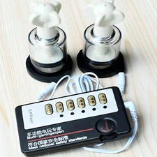 Shock Nipple Sucker Breast Vacuum Pump Suction Cup Enhance Sex Toy For Women