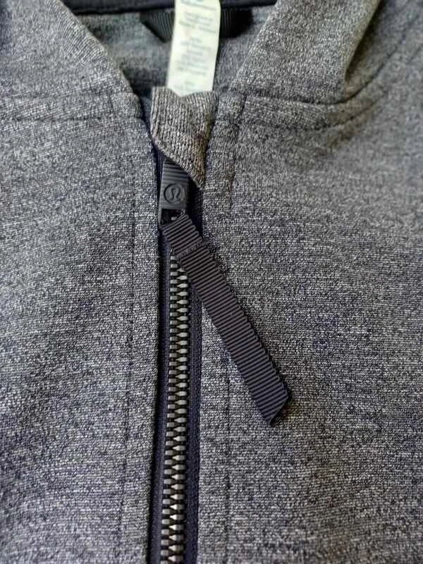 LULULEMON City Trek Jacket Hoodie with Zipper Gray Lack Size 4 Superb Clean - Imagem 4 de 4